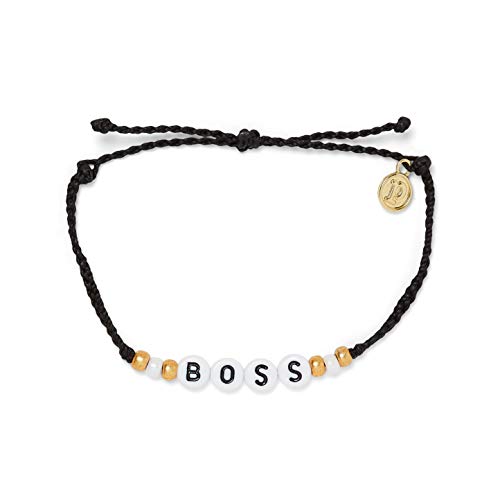 Image of Pura Vida Babe /Salty /Lover /Boss - Alphabet Bead Bracelet - Waterproof Band