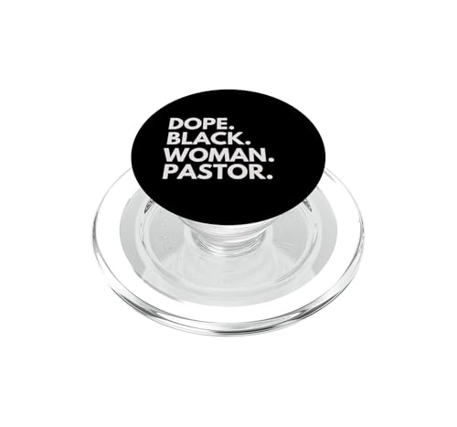 Dope Black Woman Pastor PopSockets PopGrip para MagSafe Soporte Magnético