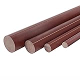 1 Stück 8–25 Mm Bakelitstangen, 1000 Mm Phenollaminatstange, Hochtemperaturbeständiger Elektrischer Holzisolierstab(15mm)