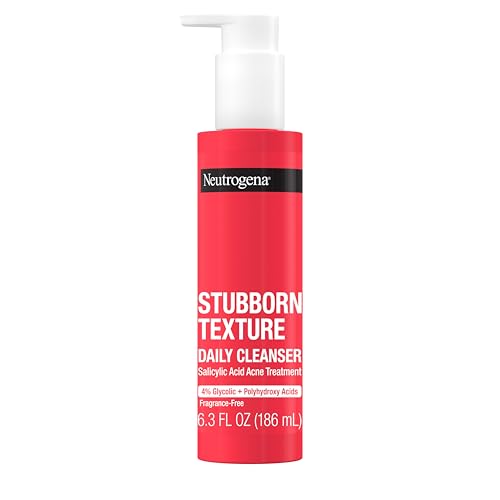 Neutrogena Stubborn Texture Daily Acne Facial Cleanser, Salicylic...