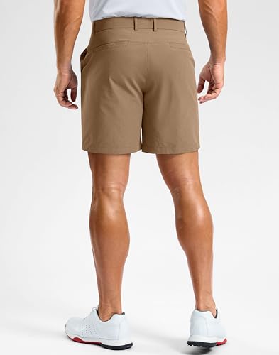 Image of Soothfeel Men's Casual Shorts 5 /7 /9 Inch Golf Dress Shorts for Men Flat Front Work Lightweight Quick Dry with 4 Pockets