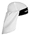 Halo Headband Solar Sun-Protective Skull Cap & Tail, White