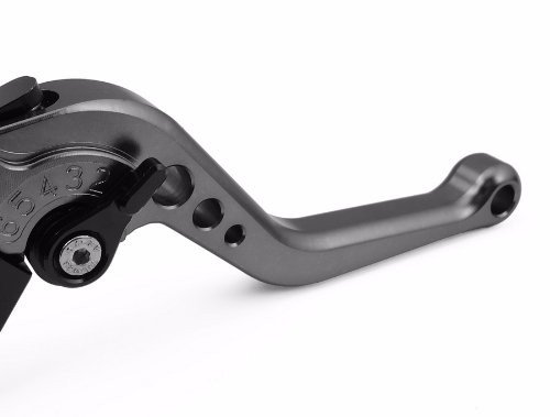 Niree Short Brake Clutch Levers For Kawasaki Zx-6 1990-1999 W800/Se 2012-2016 Ninja 650R/Er-6F/Er-6N 2006-2008 Versys (650Cc) 2006-2008 Zzr600 1990-2004 Zx9R 1998-1999 Gray #TOP3