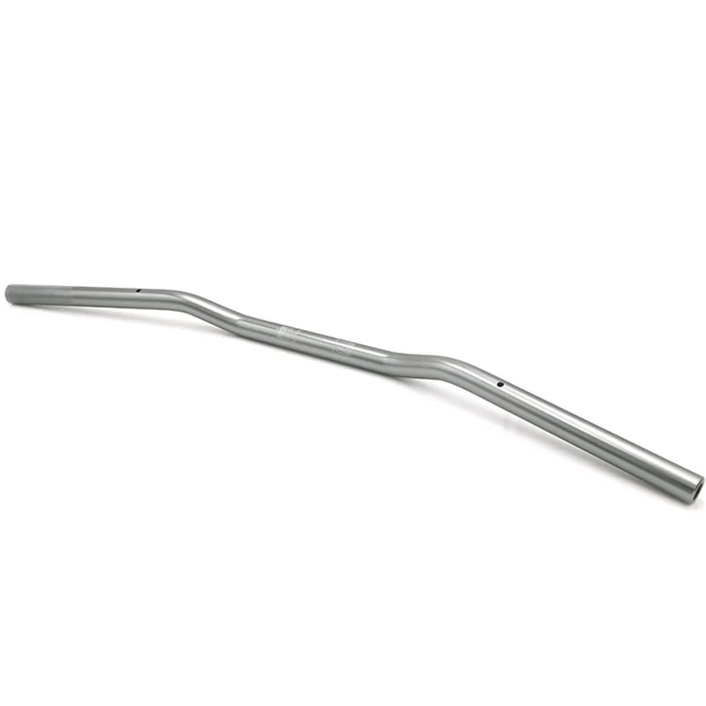manubri moto con impugnature Misura Per Chopper Cafe Racer Manubrio High-Rise Drag Bar Moto Cromato 7/8 "22mm Bobber Universale(Chrome)