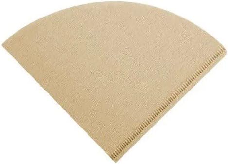 Miniatura 4 de 100 filtros de café desechables, tamaño V02, cuentagotas de café de silicona plegables naturales y portátiles, tamaño 02