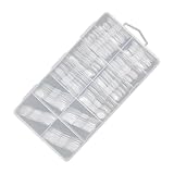 Nagelformen | 120 transparente Formen mit Skala – Nagelverlängerungs-Set – für Acrylbauer, künstliche Finger, Schönheit, Körperpflege