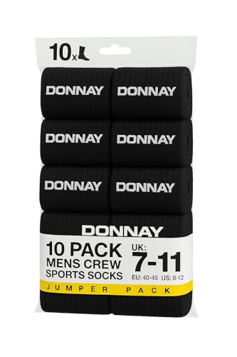 Chaussettes de sport homme Donnay anti-frottement avec talon et orteils renforcés