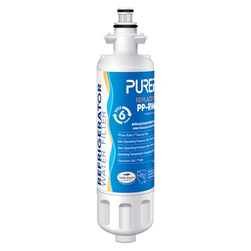 Image of PUREPLUS 9690 Replacement for kenmore Elite 469690 LG LT700P RFC 1200A ADQ36006102 ADQ36006101 LFX28968ST RWF1052 RWF1200A LFXS29626S LFXS30766S LFX31925ST LFX31945ST Refrigerator Water Filter, 1Pack