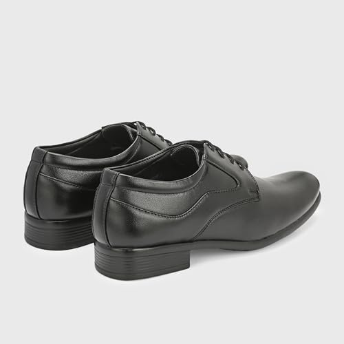 Image of Centrino Formal Shoes for Men | Lightweight Comfortable Office Shoes for Man Stylish | Cushioned Insole Lace-Up Shoes for Men | Durable TPR Sole | Trendy Classic Design Footwear for Men (8115)