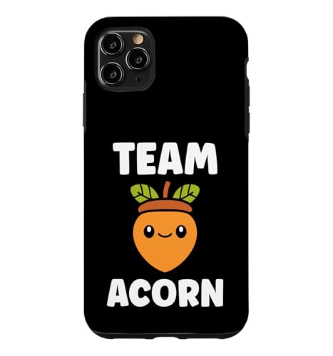 Funny Oak Acorn Small Nut Minimalist Cute simple team Acorn �X�}�z�P�[�X iPhone 11 Pro Max �p