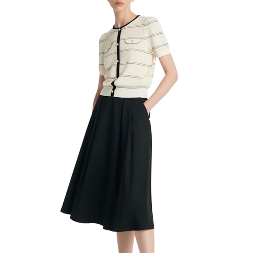 GOELIA 2025 Skirt and Top Set for Women Two Piece