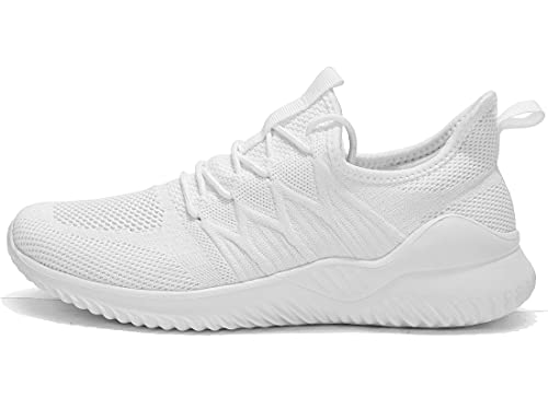 Image of Socviis Mens Slip On Running Shoes Athletic Walking Trainers Lightweight Breathable Mesh Tennis Sneakers
