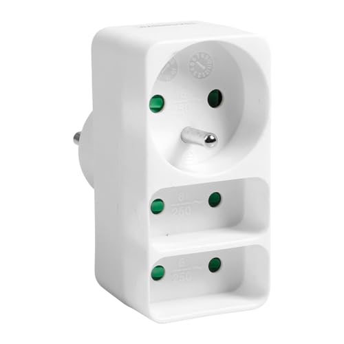 Multiprise éLectrique, Prise Multiple - Fiche Biplite - 2 Prises