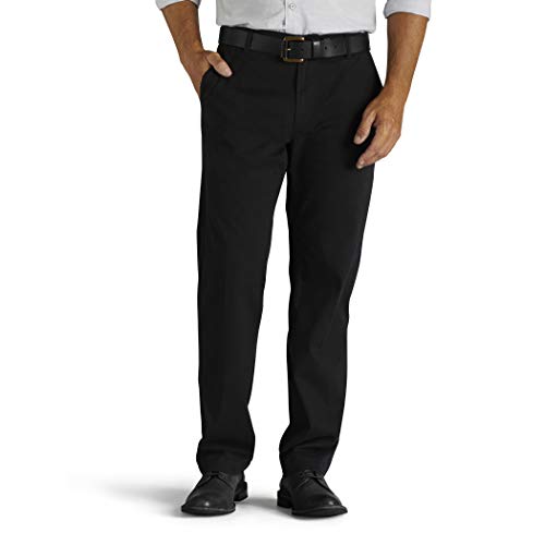 Lee Men's Big & Tall Performance Series Extreme Comfort Relaxed Pant, Black, 46W x 30L