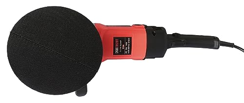 Image of Inditrust 1500W 6 months warranty 7 Inch Electric Car Polisher Machine 6 SPEED with Backup Pad Wool pad and Buffing Pad Double Insulated With Speed Adjustment 100% Copper Winding (RED PRO)