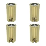 HAHIYO 3xAA Cylindrical Battery Holder Black Adapter Tube Case Not Corrode Solid Good Contact Bear Battery Leakage Smooth Load for Flashlight Torch Led RC 2.36inch Length 4PCS Plastic