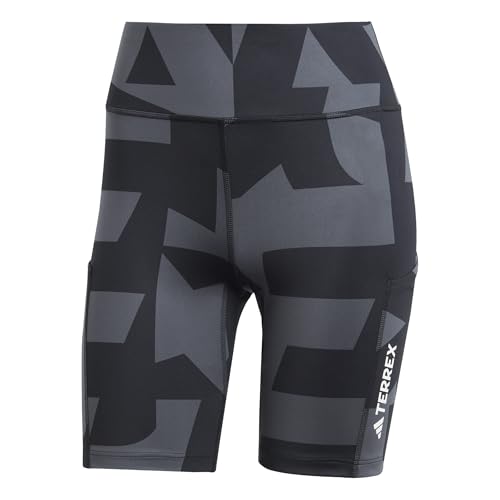 Short moulant Terrex Multi adidas pour femme avec imprimé outdoor de 20,32 cm