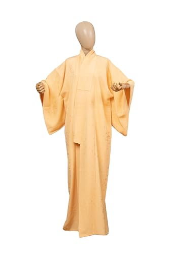 DEAR VANILLA Authentic Traditional Japanese Iromuji Kimono for Women Robe Made in Japan Original KMI-0152 Cream