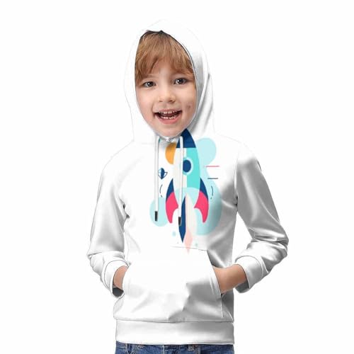 Sweat garcon impression 3D vivid graphique avec motifs de l'espace - 5
