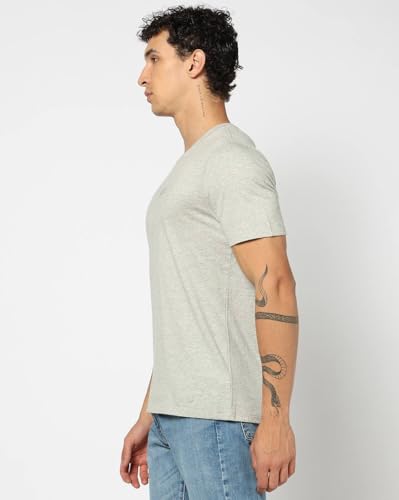 Image of Men Printed Regular fit Half Sleeve Round Neck T-Shirt