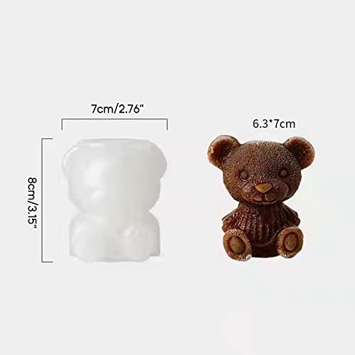 Molde de hielo de silicona con forma de cerveza pequeña miniatura 6