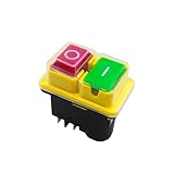 KJD17B 120V Switch 16A 4-Pin Electromagnetic Push-Button Switch Fit for KEDU Electrical Panels and Most 120v Industrial Switches Control Panels and Circuit Breakers