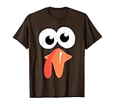 Silly Turkey Face | Funny Thanksgiving Fall Joke Humor Gifts T-Shirt