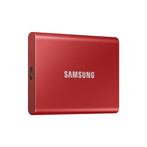 Samsung SSD Externe T7 500 Go, Rouge...