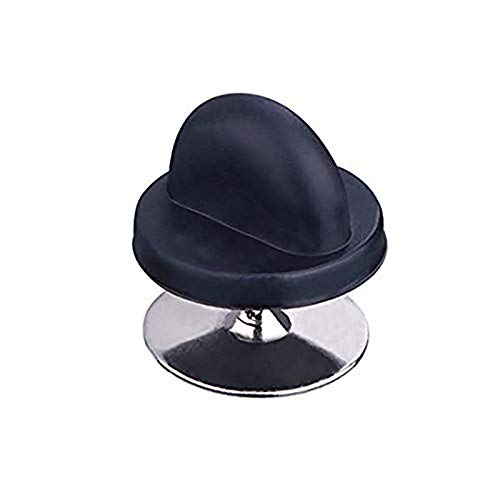 50 Pairs Black Tie Tacks Blank Pins with PVC Rubber Pin Backs