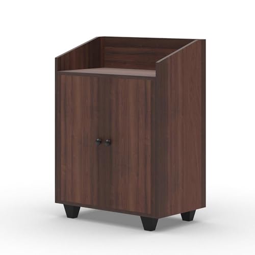 Image of Royaloak Rowan Shoe Rack 2 Door Storage | Wooden with Air Vent, Melamine Finish | Wooden with 8MM Back Sheet for Better Support and Optimized Depth
