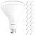 Sunco 16 Pack BR40 LED Light Bulbs, Indoor Flood Lights, Recessed Can Light Bulb, 1400 LM, 17W (100W Equivalent), 4000K Cool White, Dimmable, E26 Base, for Home, Bedroom, Kitchen UL