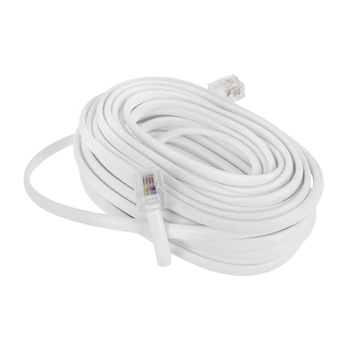 Cable de extensión telefónica POPETPOP con conector PC para teléfono fijo de casa