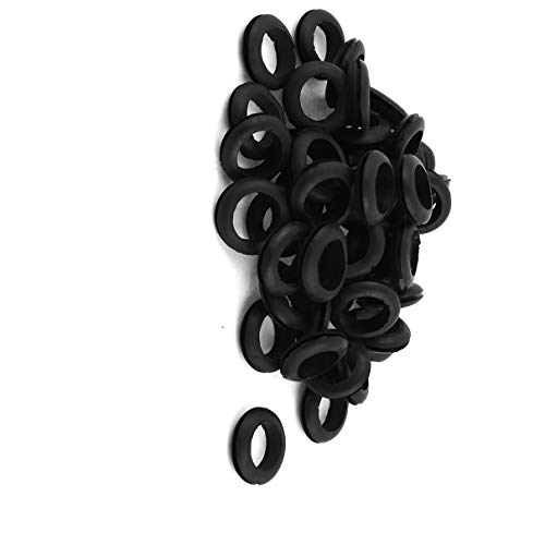 Aexit 50 Piezas Accesorios Audio y Video Negro 20mm miniatura 1