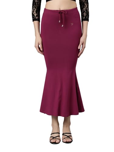 Image of TWIN BIRDS Saree Shapewear for Women | Super Soft Viscose Elastane Saree Petticoat Skirt | Stretchable & Comfortable SareeShaper
