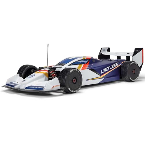 ARRMA RC Race Car 1/7 Limitless 120 8S BLX Speed Machine RTR w AVC, White/Blue, ARA7816T2