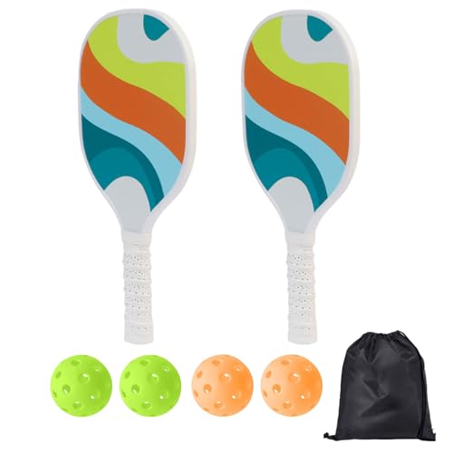 Accessoires de sport portables et ensemble de raquettes pour hommes avec grandes pagaies légères