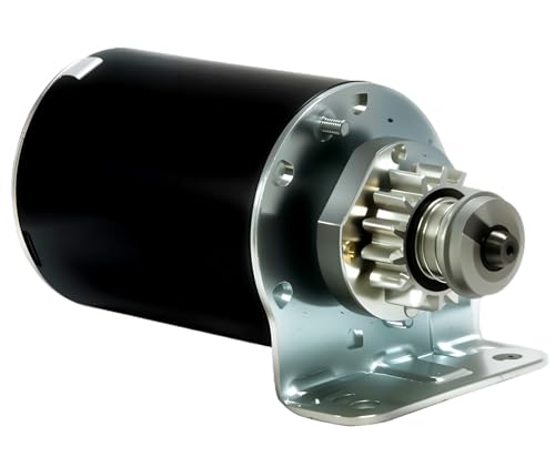 14 Teeth Starter Motor Replacement for Cub Cadet 11 16 18 RTZ LT1018 John Deere D100 105 L100 New Holland Toro LA105 LA110 LA115 LA125 14.5 16 16.5 17 17.5 18 18.5 19 19.5 20HP Engine 441777 331777