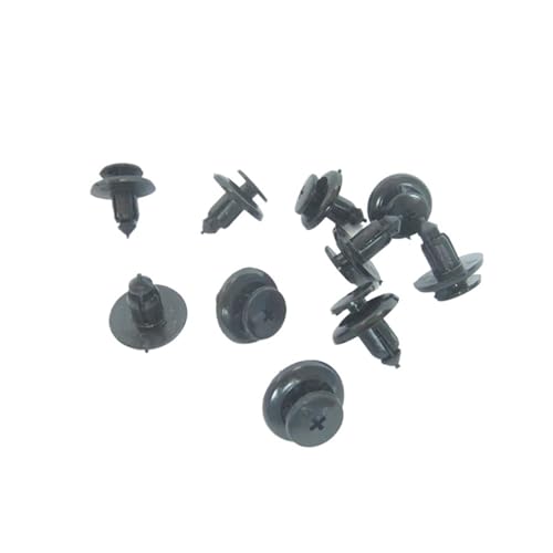 Guardabarros para coche Mazda y clips tipo empuje de fijación para carrocería | Pack de 100 uds