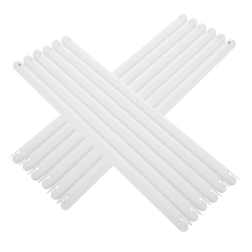 100pcs White Paper Hanger Strips, Wrinkle Reduction