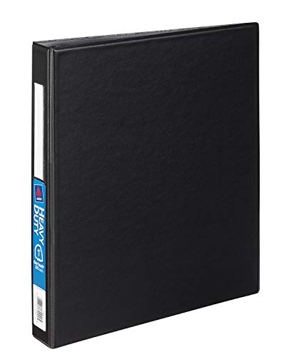 Avery Heavy-Duty Binder with 1-Inch One Touch EZD Ring, Black (79990)