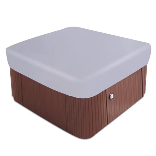 Housse de protection pour jacuzzi de grande taille bâche noire robuste 231cm