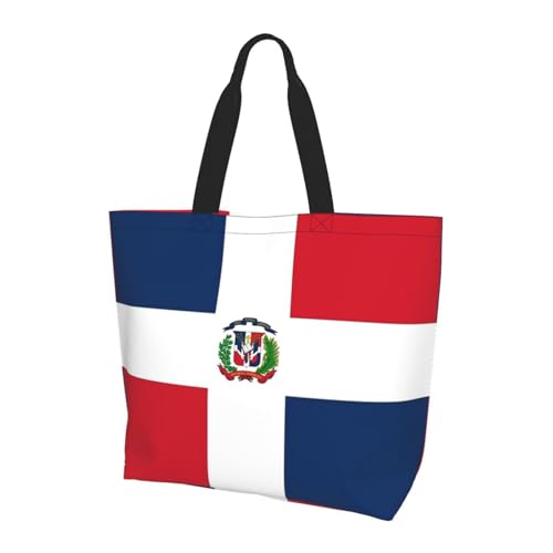ASYG Cute Flag Tote Bag Large Women Casual Shoulder Bag Handbag Reusable Patriotic Shopping Grocery Bag