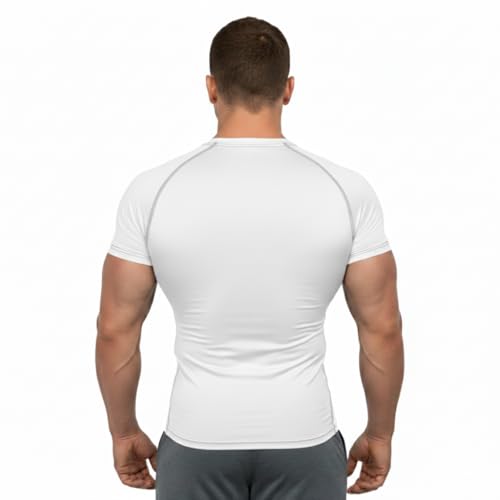 Image of NINQ Half Sleeve Compression T-Shirt - Men's Athletic & Sports Tights for Fitness