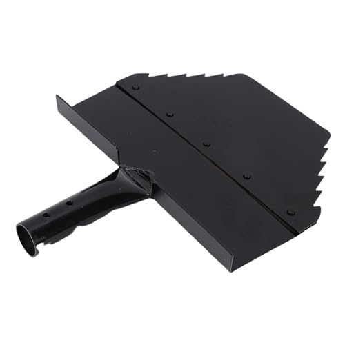 Garosa Palabra de Limpieza de Jardín Multifuncional, 25x13.5x20.5cm Rasador de Acero de Manganeso de Diseño de Dientes Trapezoide