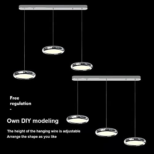 Suspension de salle à manger moderne LED 42W à 3 lumières
