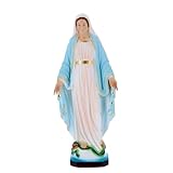 SHALOM - Estatua de la Virgen Inmaculada, de resina. Altura 30 cm