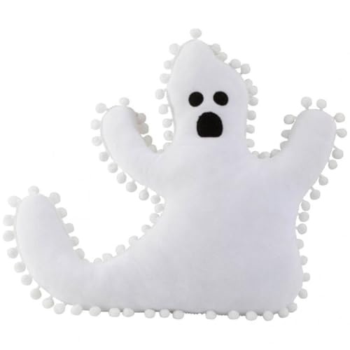 Coussins fantômes parodiants en peluche d'Halloween pour decoration lit