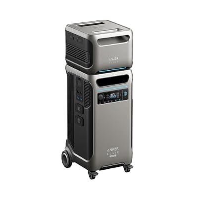 Anker SOLIX F3800 Plus Portable Power Station and BP3800 Expansion Battery
