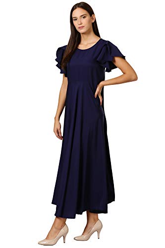 Image of KLOOK Midi Dresses for Women, Beach, Blue - kd34