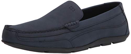 Tommy Hilfiger Men's Dathan Driving Style Loafer, Navy, 8